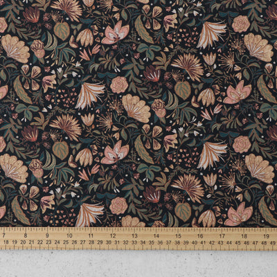 Jessica Rose Designer Print: Highland Blooms Cork Fabric