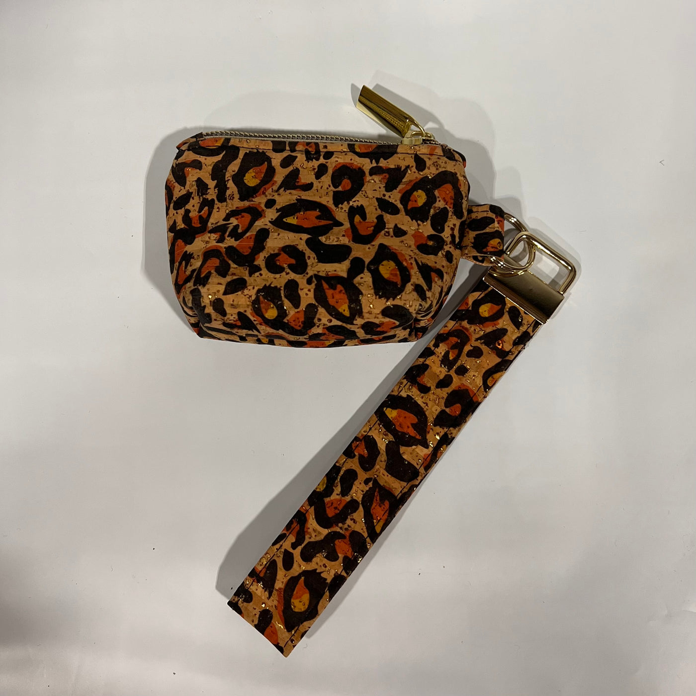 Sample Sale- Carry Along- Lite Leopard Cork Fabric- Small