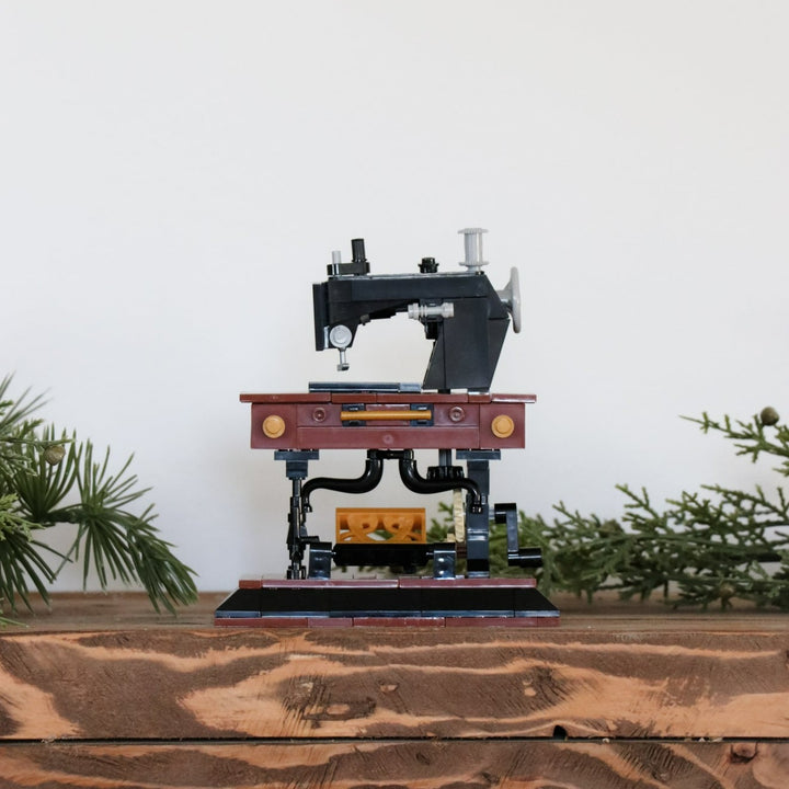 Sallie Tomato Vintage Sewing Machine Building Block Set