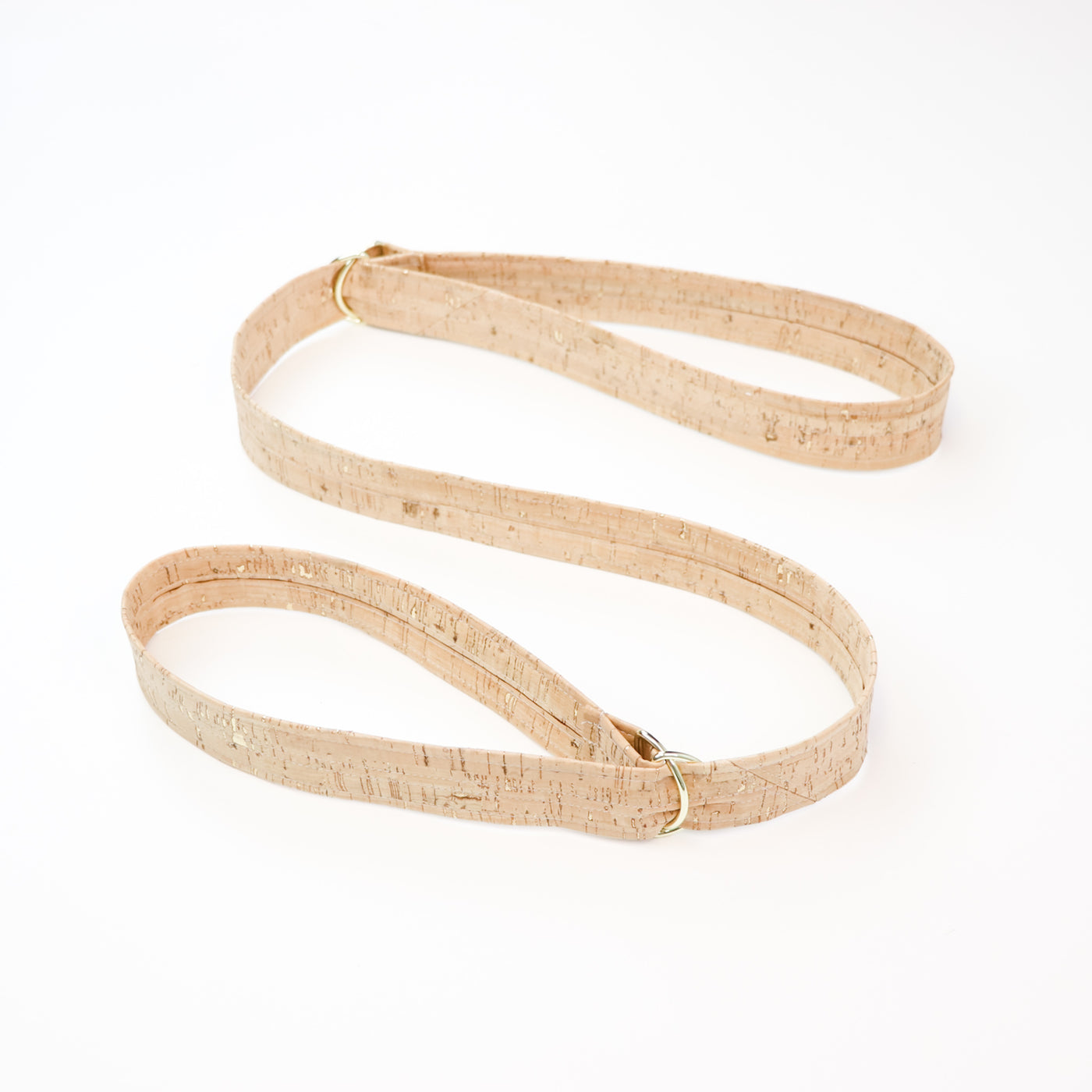 Sample Sale- Yoga Strap- Natural Gold Flecked Cork