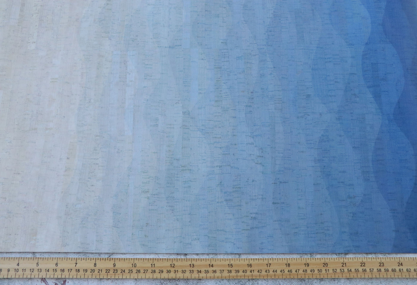 Ombre Ocean Cork Fabric