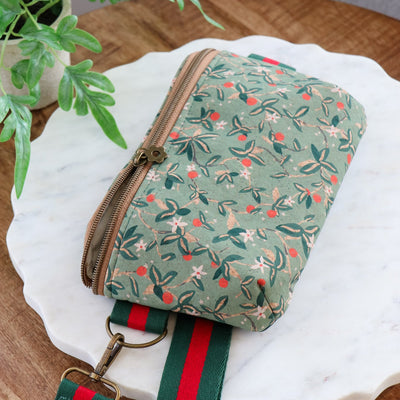 Jessica Rose Designer Print: Citron Vines Cork Fabric