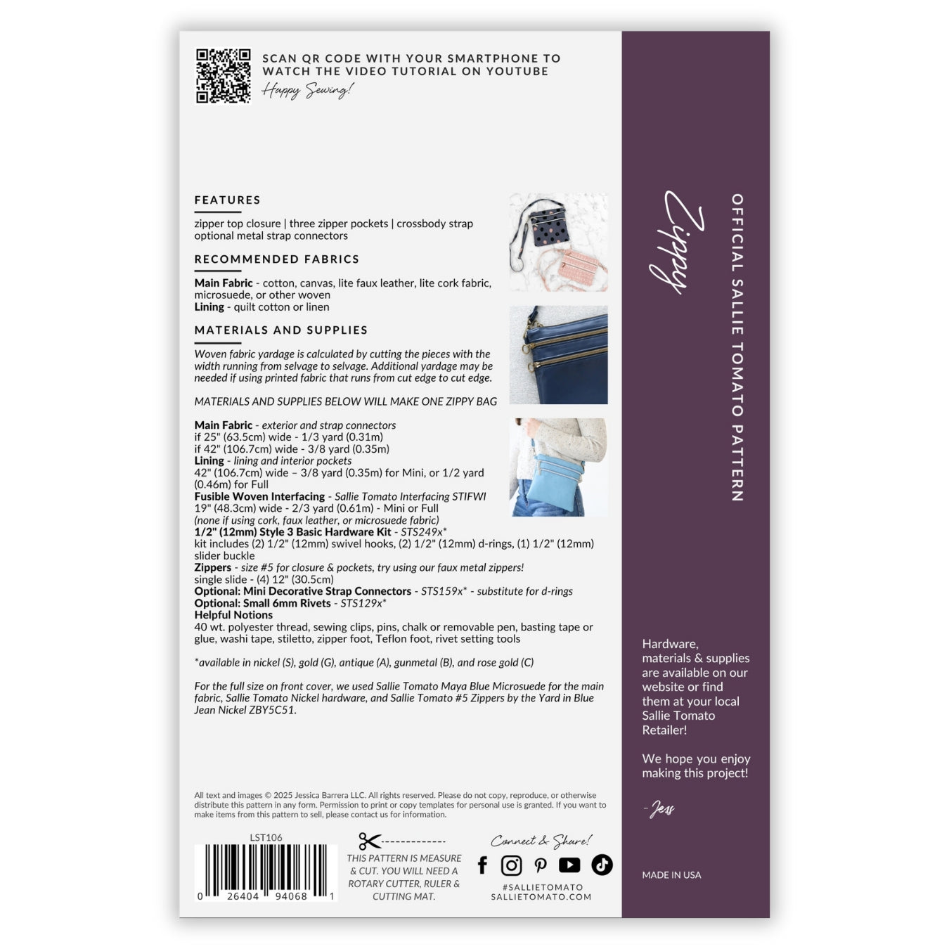 Zippy Bags Instant Download