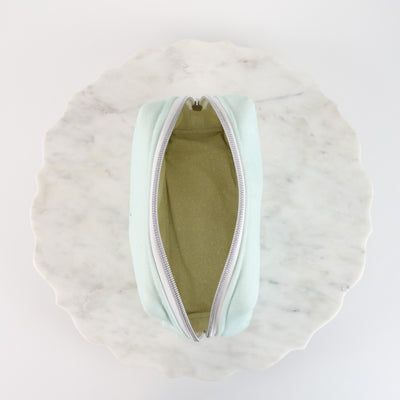 Sample Sale-Mini Mason - Mint Green - Faux Waxed Duck Canvas