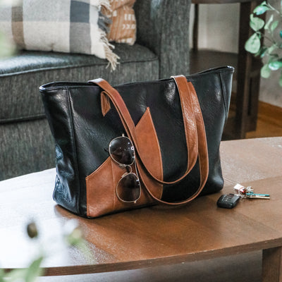 Sample Sale- Commuter- Black Legacy Faux Leather