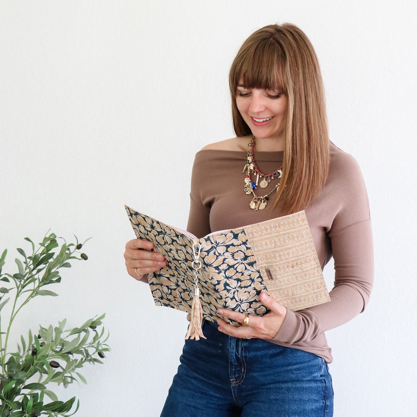 Colleen Annalea Designer Print: Spring Fling Cork Fabric