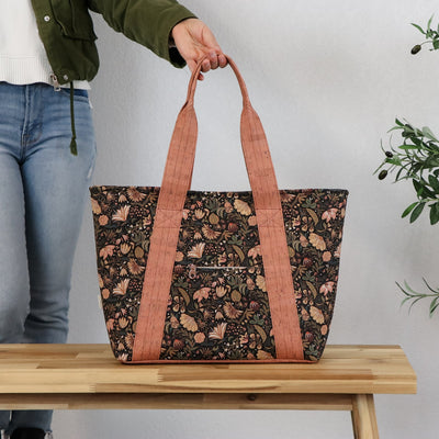 Jessica Rose Designer Print: Highland Blooms Cork Fabric