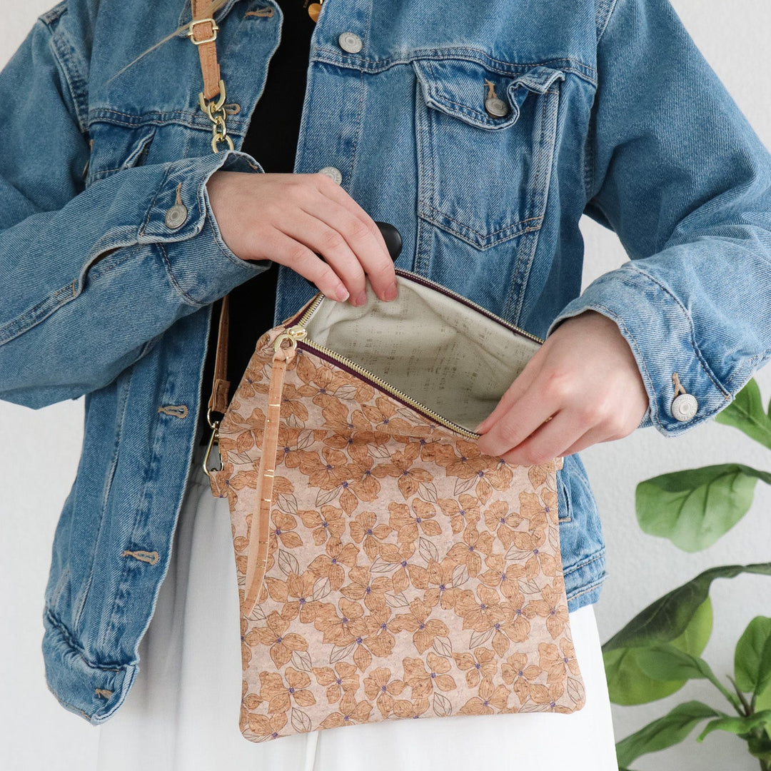 Stephanie Organes Designer Print: Daydream Blossoms Cork Fabric