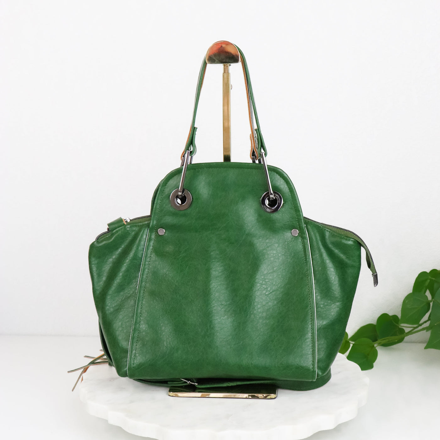 Forest Green Legacy Faux Leather