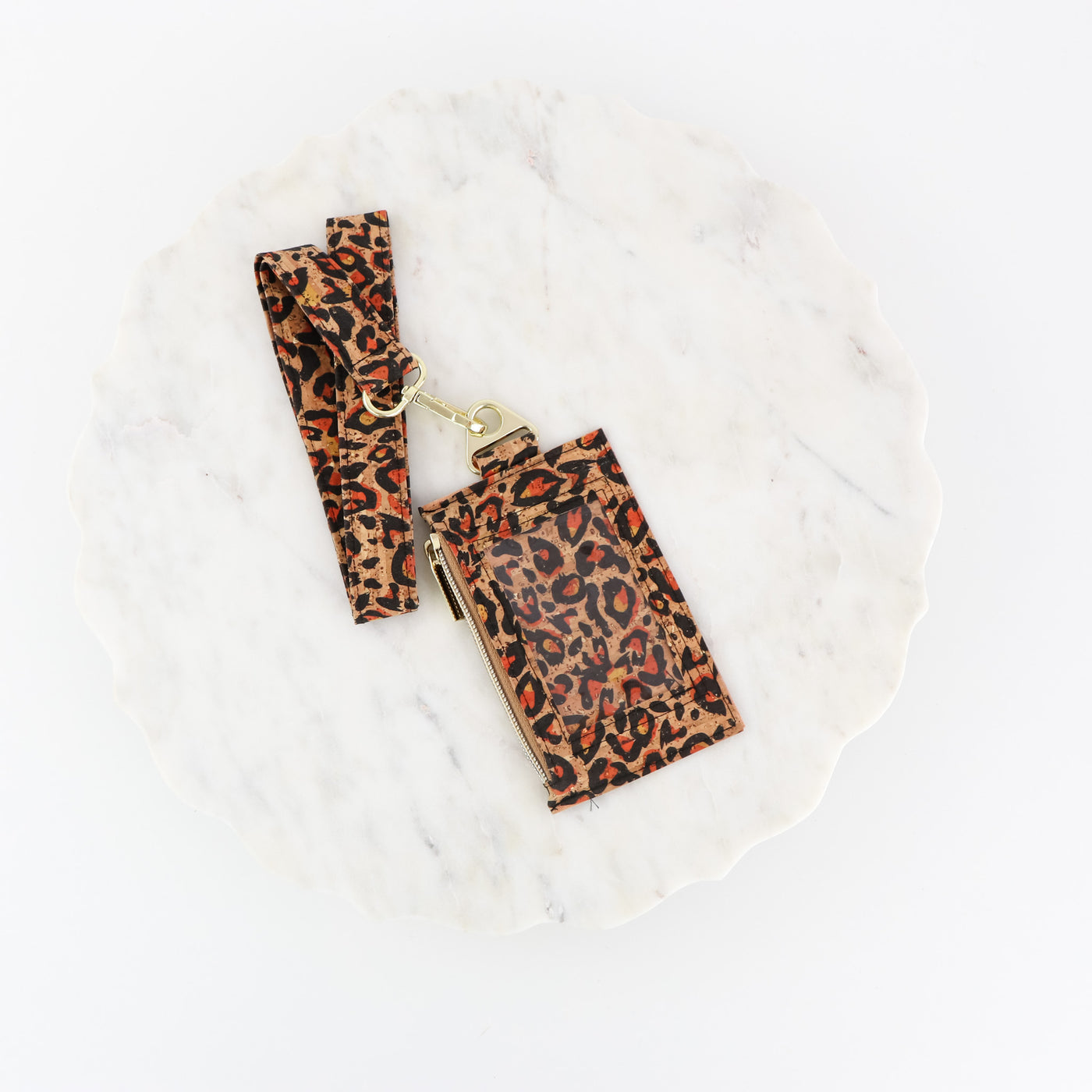 Sample Sale- Carly- Lite Leopard Cork Fabric