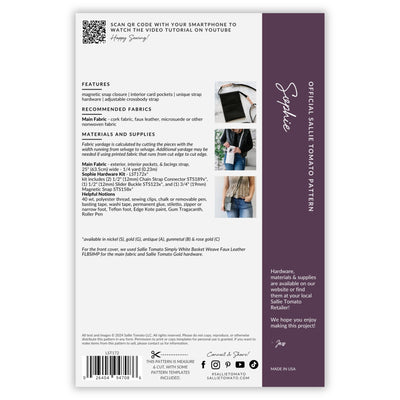 Faux Leather Sophie Cellphone Crossbody Kits