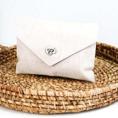 Sample Sale- Monroe- Pearl Cork - Clutch