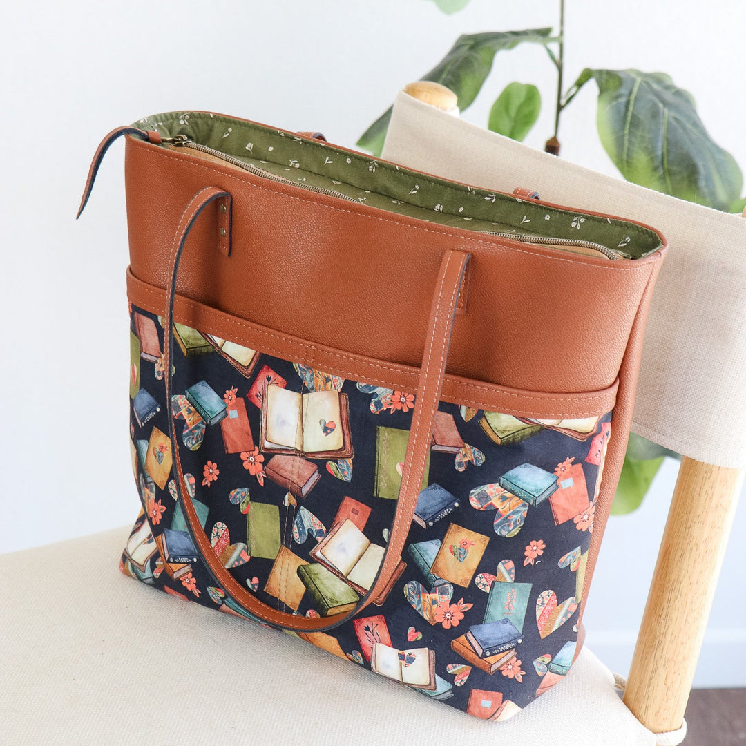 Brown Pebble Faux Leather – Sallie Tomato