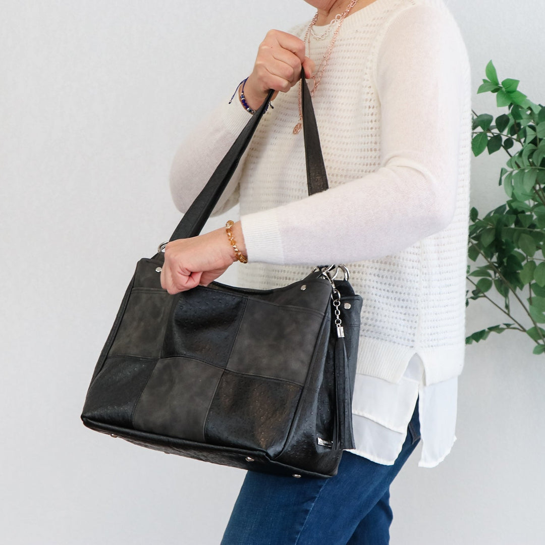 Graphite Rugged Faux Leather – Sallie Tomato