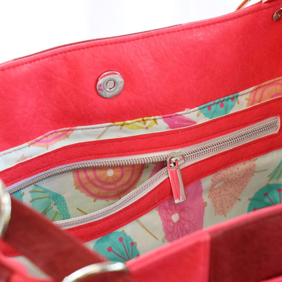 バッグ TENDER PERSON 20SS CORAL SHOULDER BAG Full grain coral/pink leather women mini shoulder bag CAMELIA
