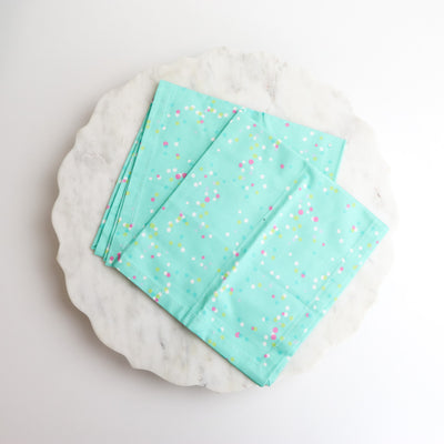 Sample Sale- Easy Fabric Napkins- Moda- Soiree- Pair