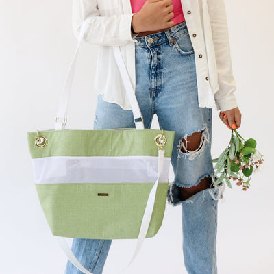 Sample Sale- Sandy - Splash Fabric Laminated Cotton