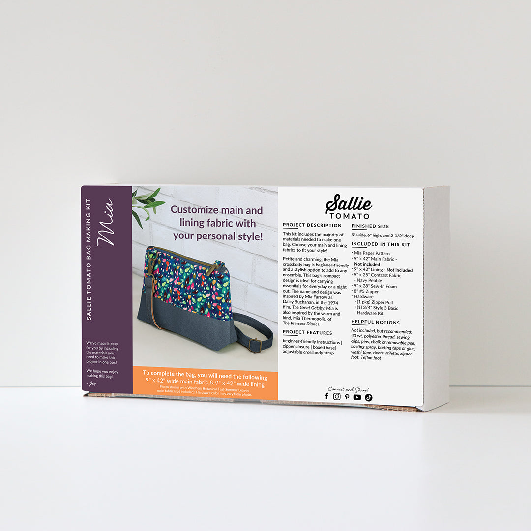 Mia Crossbody Bag Kit – Sallie Tomato