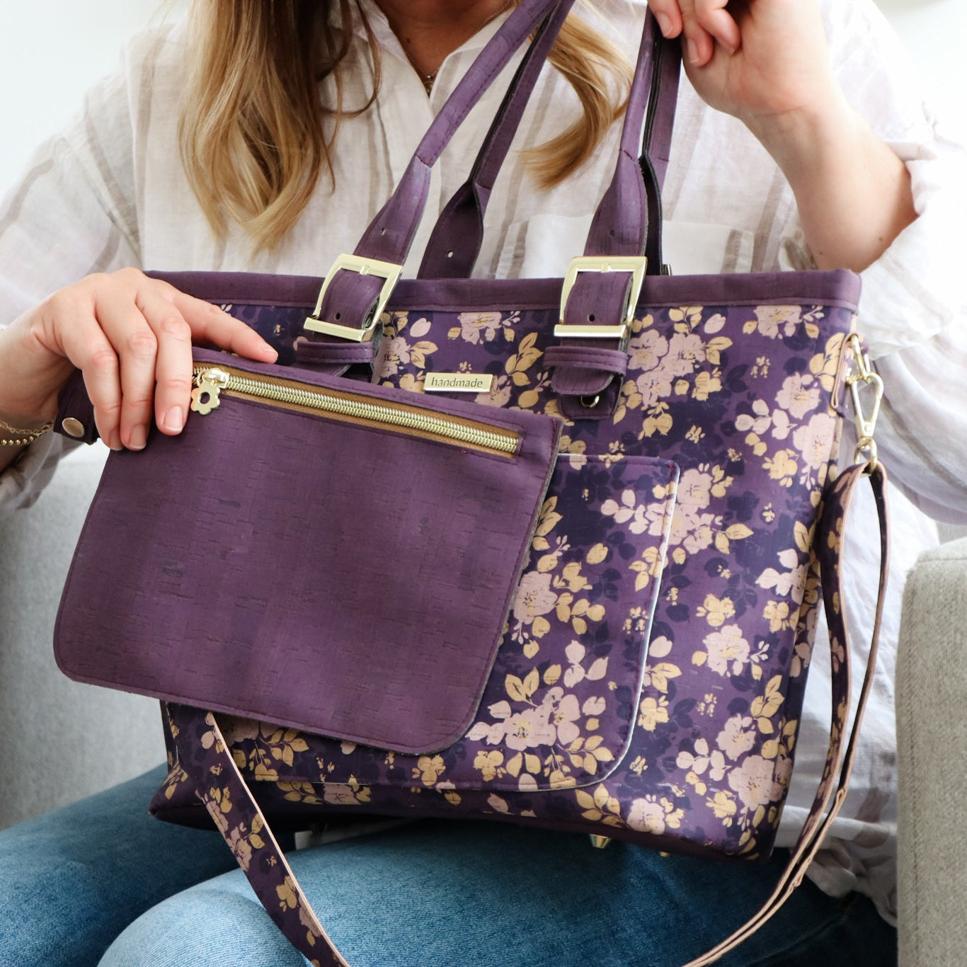 Phlox Tote & Clutch Kit
