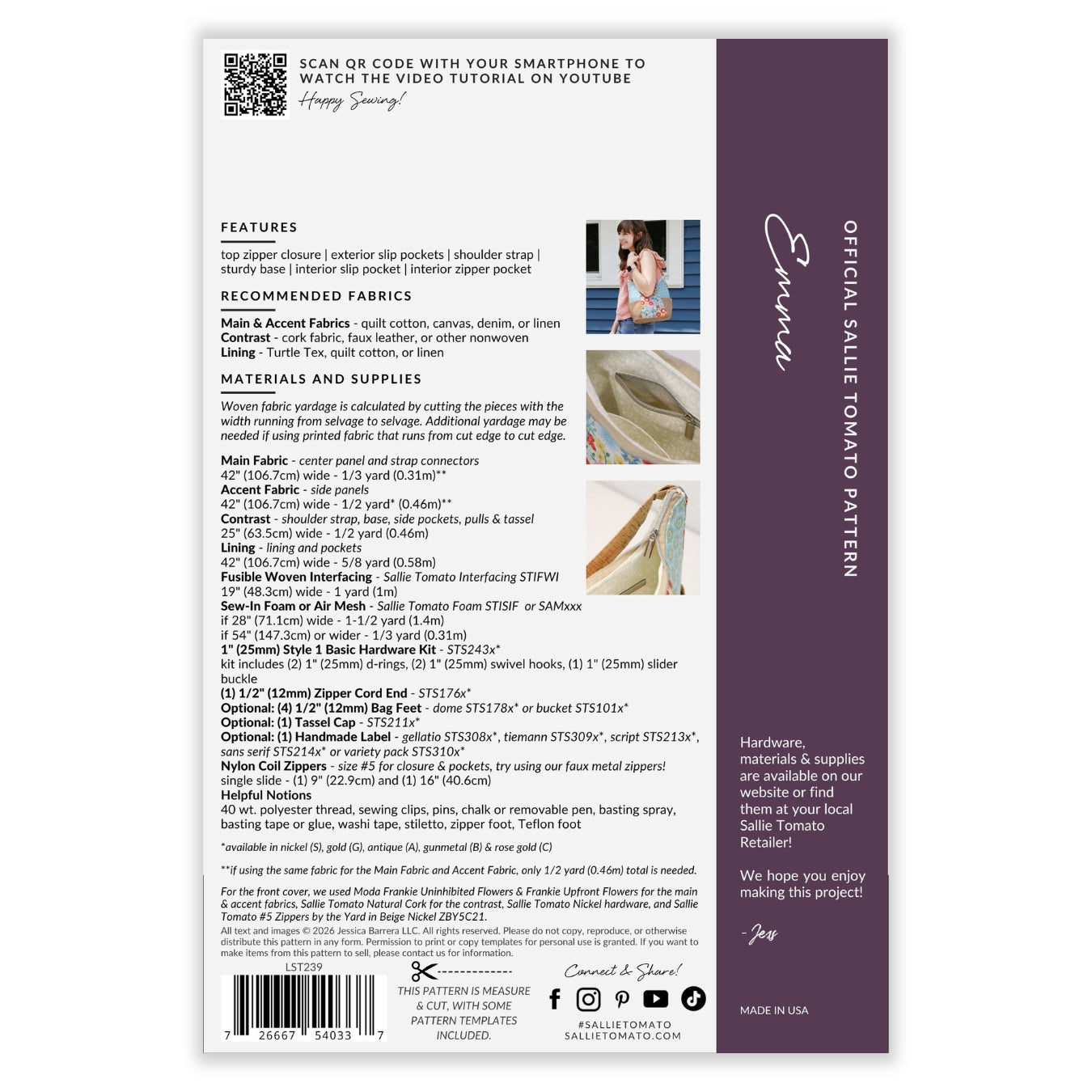 Patron en papier Emma