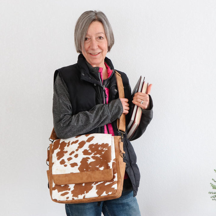 Cow Cream Bronze Faux Fur – Sallie Tomato