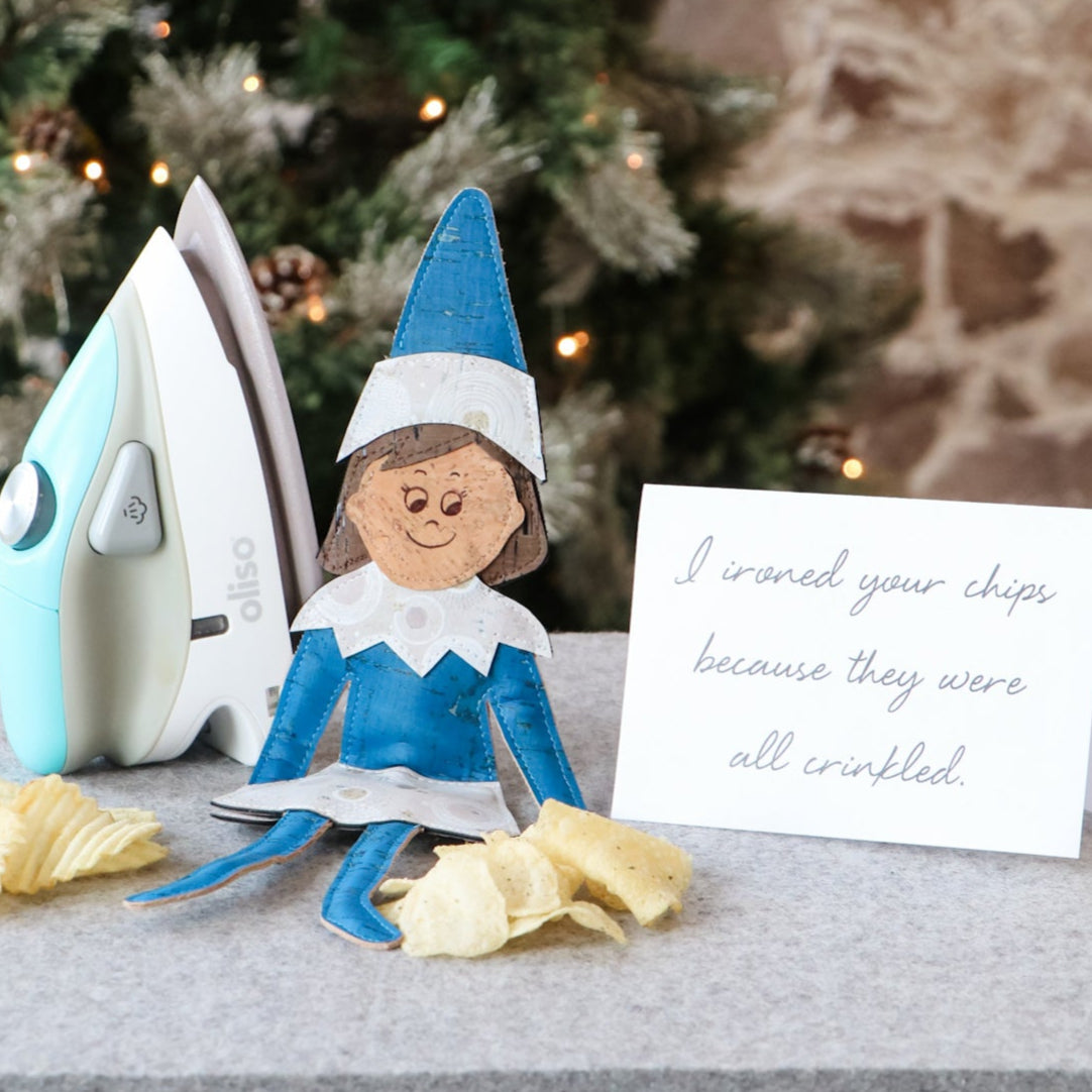 Sample Sale- Sallie the Elf - Rustic Sapphire