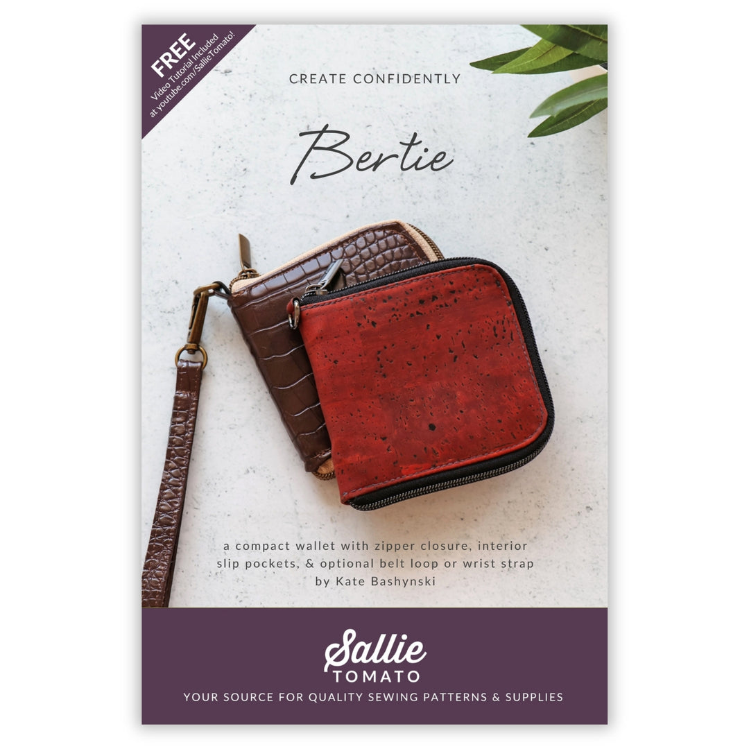 D*S様 Velcro Lamb Wallet　DECi 　OVY レザー Bertie Wallet Paper Pattern – Sallie Tomato