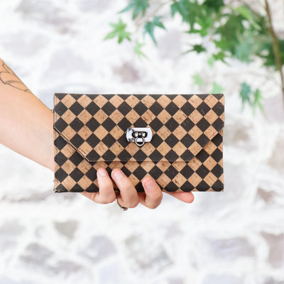 Checkerboard Cork Fabric