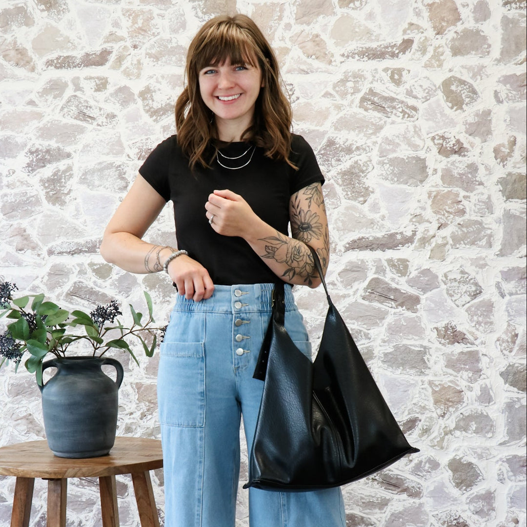 Morticia Slouchy Tote Instant Download – Sallie Tomato