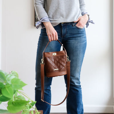 Sabrina Mini Quilted Bucket Bag Kit Sulky Exclusive