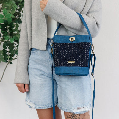 Sabrina Mini Quilted Bucket Bag Kit Sulky Exclusive