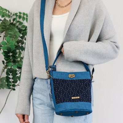Sabrina Mini Quilted Bucket Bag Kit Sulky Exclusive