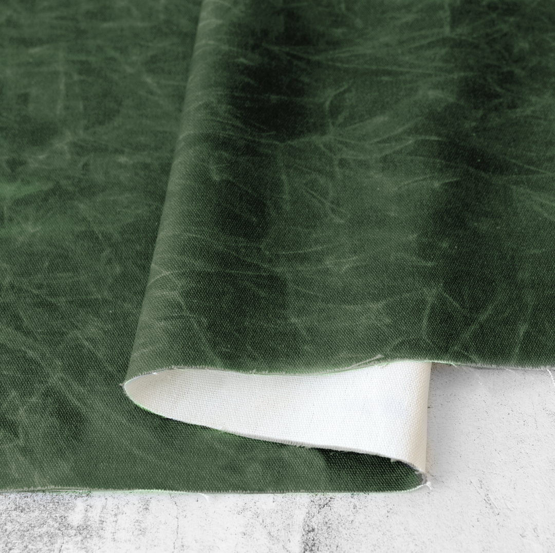 Olive Drab Faux Waxed Duck Canvas – Sallie Tomato