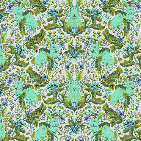 Free Spirit Fabric - Tula Pink - Hoppy Go Lucky - Full Moon Forest