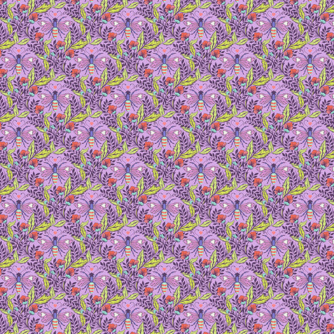 Free Spirit Fabric - Tula Pink - Shake Your Honey Maker - Full Moon Forest