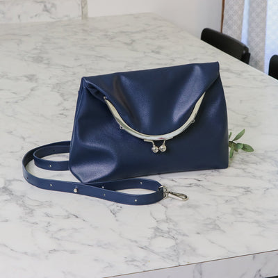Vente d'échantillons - Clara - Cuir synthétique tressé marron