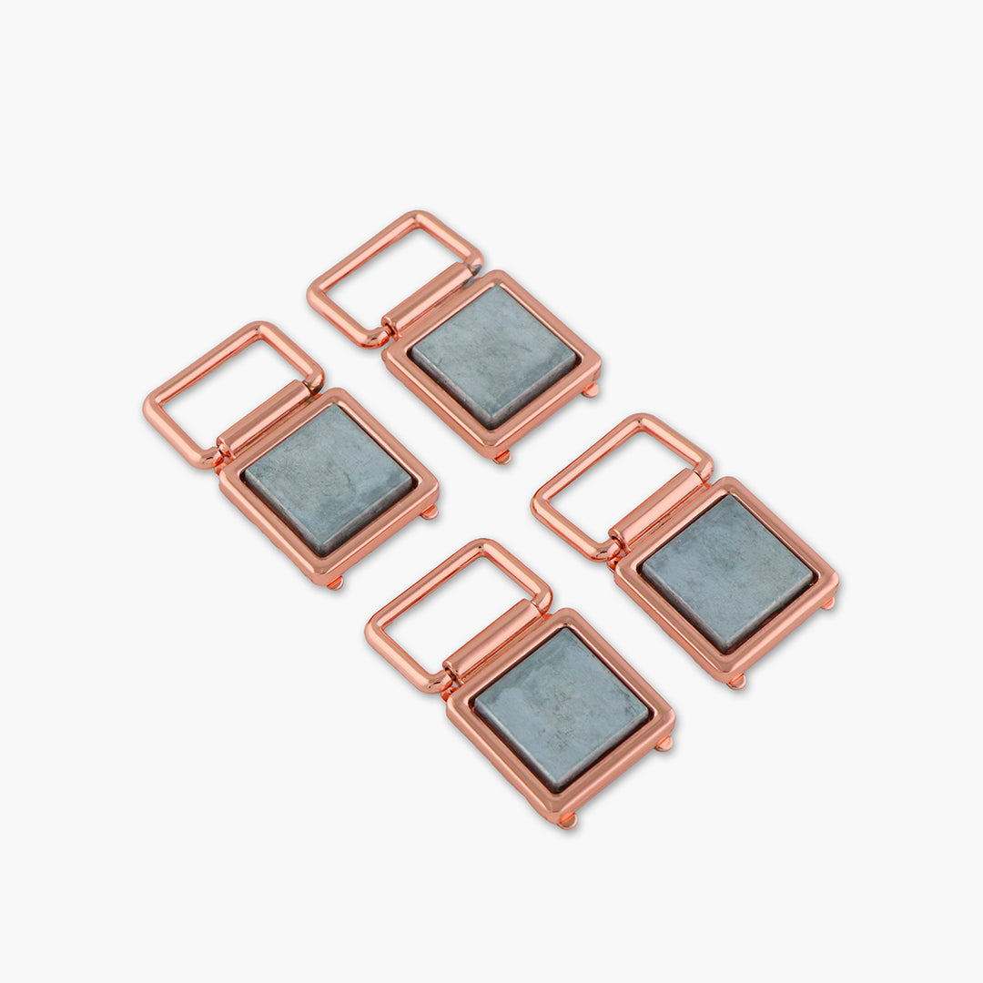 Four Fabric Covered Strap Connectors – Sallie Tomato