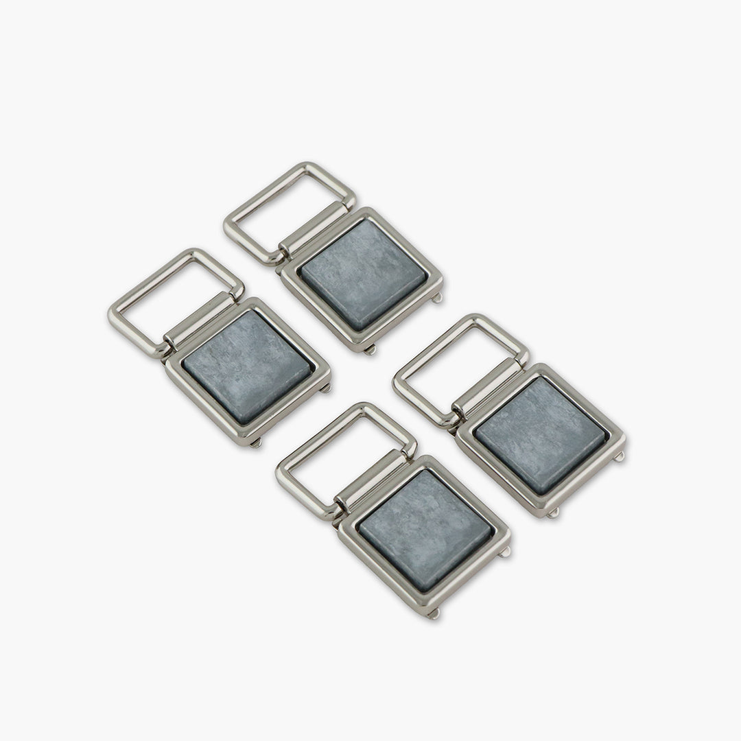 Four Fabric Covered Strap Connectors – Sallie Tomato