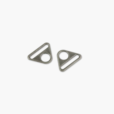 Two 1 1/2" Triangle Rings