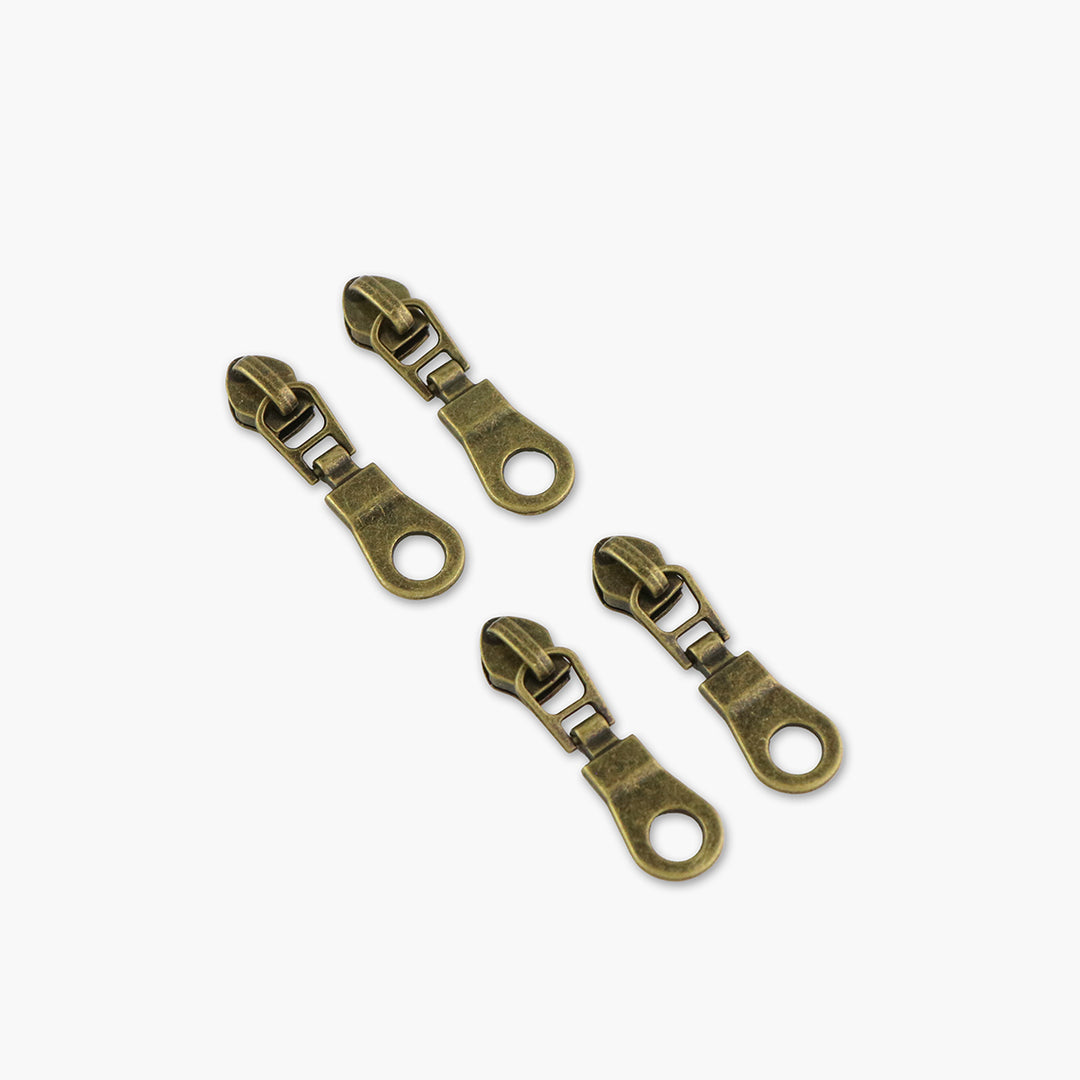 Four #5 Donut Zipper Pulls – Sallie Tomato