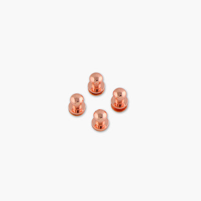 Four Short 9mm Stud Buttons