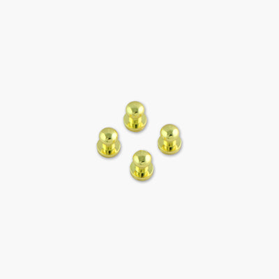 Four Short 9mm Stud Buttons