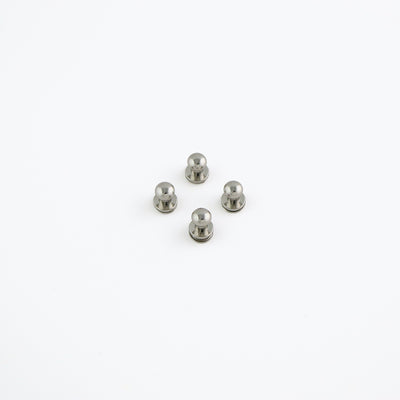 Four Short 9mm Stud Buttons