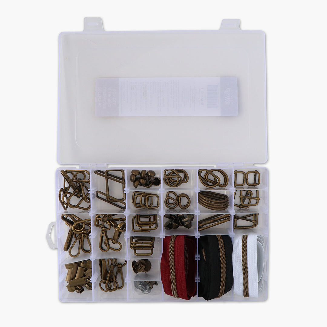 Essential Box Bundle of Hardware & Zippers – Sallie Tomato