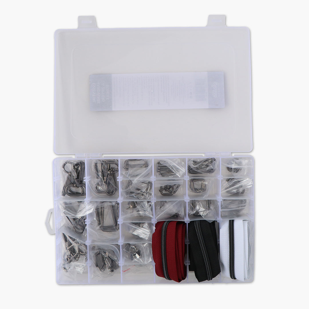 Essential Box Bundle of Hardware & Zippers – Sallie Tomato