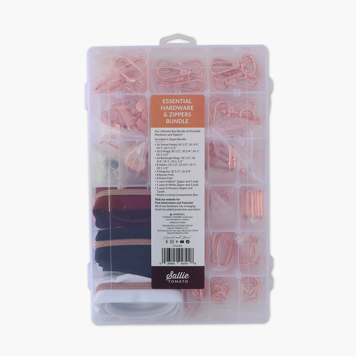 Essential Box Bundle of Hardware & Zippers – Sallie Tomato