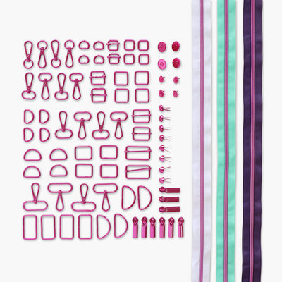 Tula Pink Essential Box Bundle of Hardware & Zippers