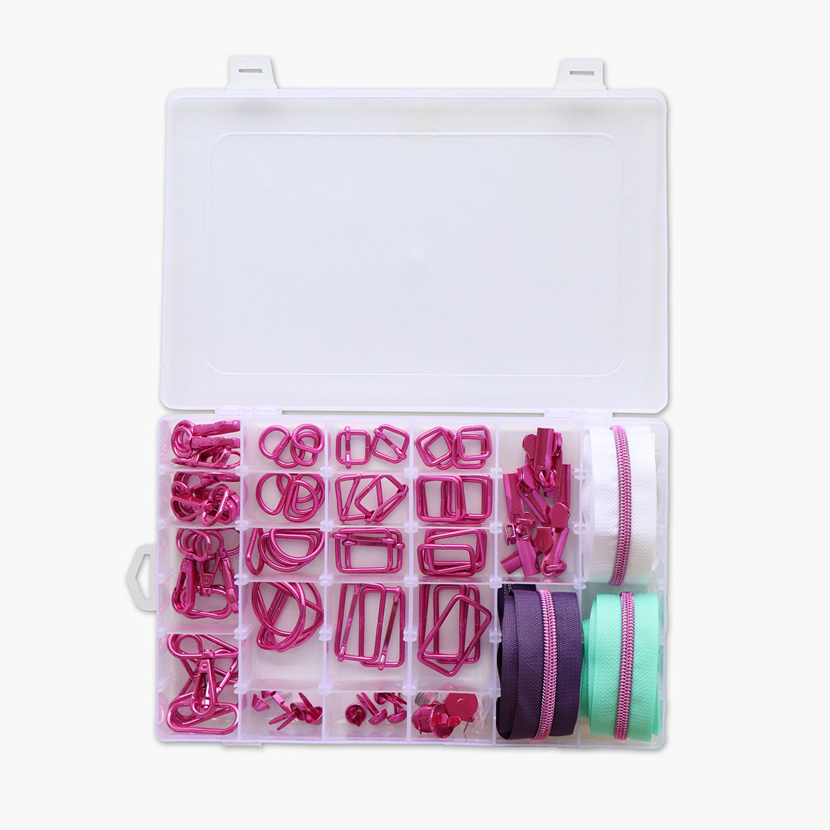 Tula Pink Essential Box Bundle of Hardware & Zippers