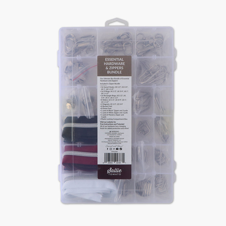 Essential Box Bundle of Hardware & Zippers – Sallie Tomato