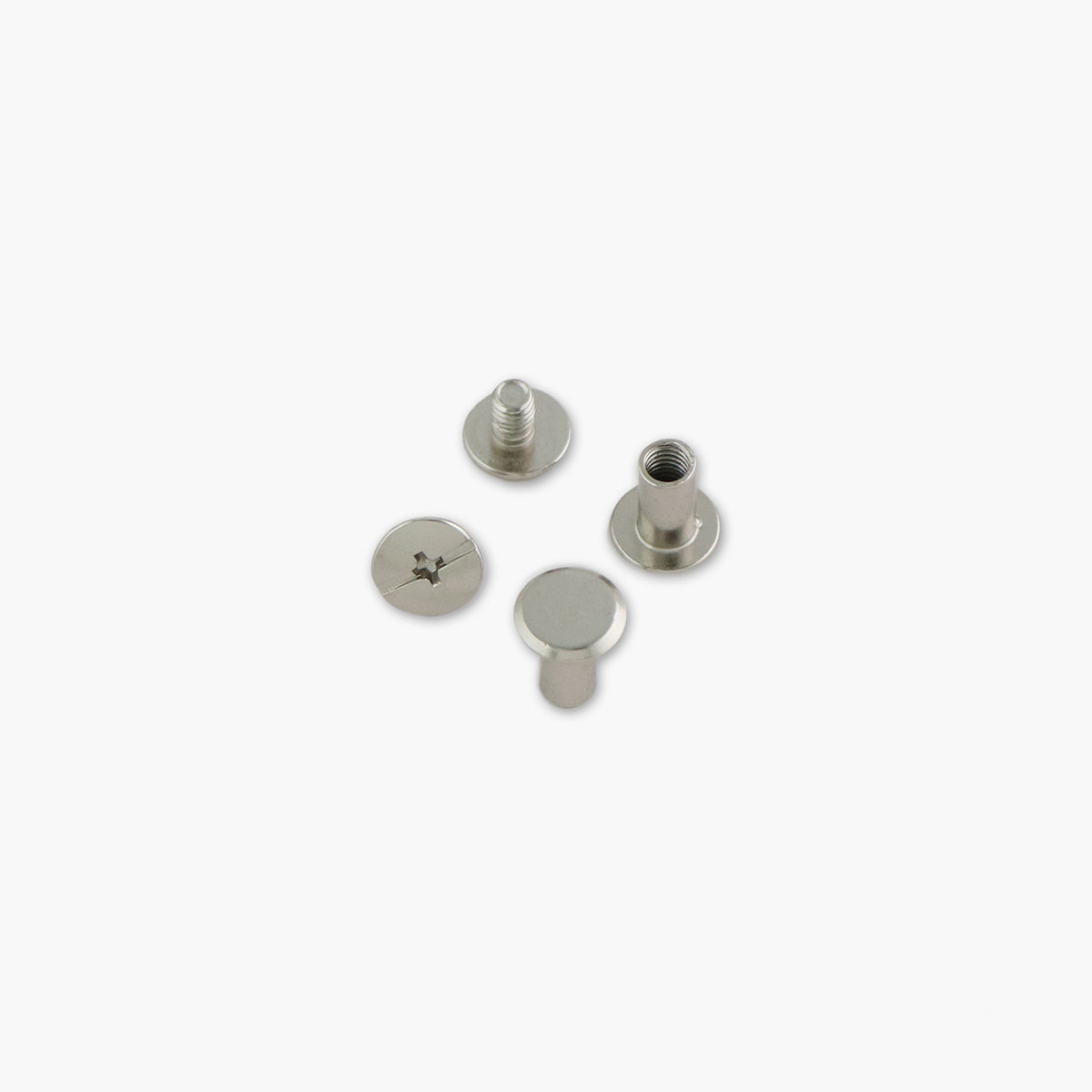 12 Large 10mm Chicago Screws